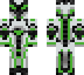 green robot.