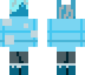 ice boy with snow jumper