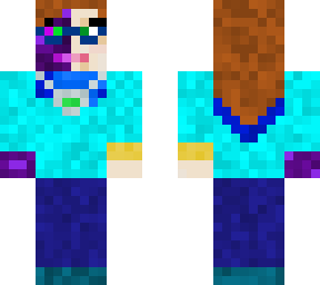 jes (half human half enderman minecraft skin)
