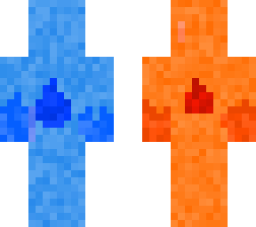 lava and water
