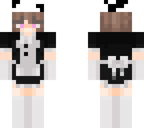 maid hyper_chan (cow print fishing cap)