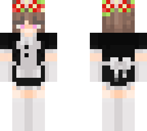 maid hyper_chan (flower crown)