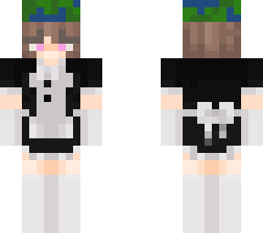 maid hyper_chan (with earth hat)