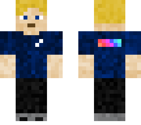 me in a blue shirt