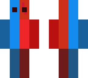 red and blue