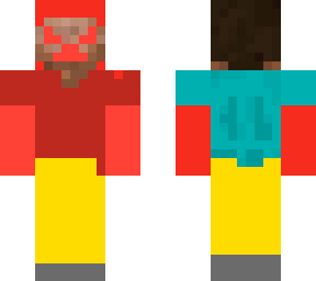 red and yellow herobrine
