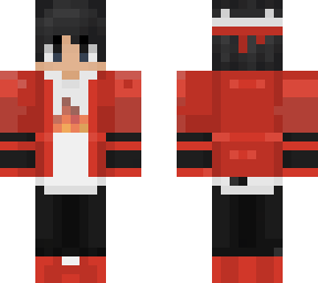 sapnap red rabbits skin