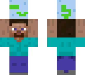 steve holding earth