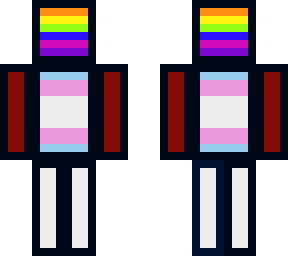 trans pride blob