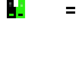 black and green bunny :0