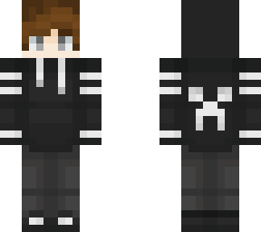 black and white creeper hoodie