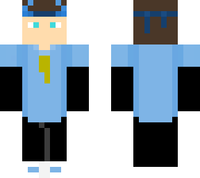 blue hoodie -classic-