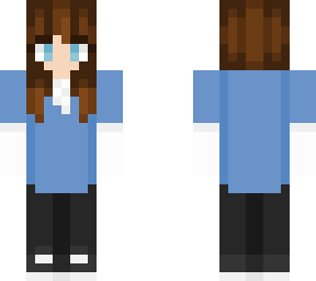 blue shirt girl (requested)