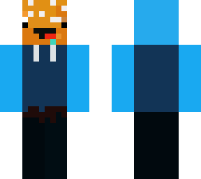 burger wearing hoodie