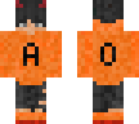 cool orange skin with name