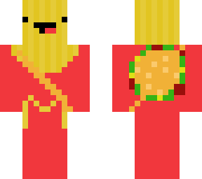 derp fry with burger bag