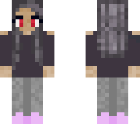 emo pink girl