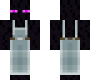 enderman in overalls