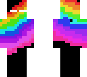 enderman infected by rainbow