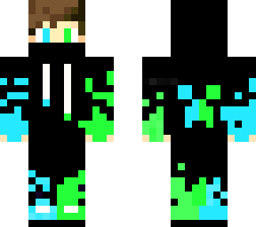 green and blue
