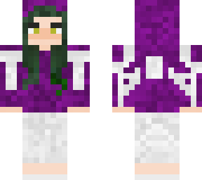 green hair hoodie