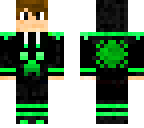 green hoodie boy
