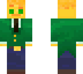 green suit