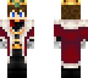 king with robes