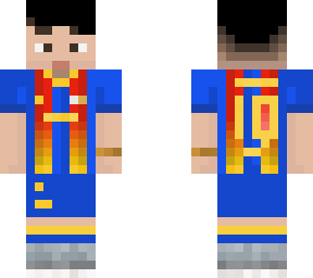 messi con nmero en la pata