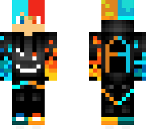 neon red and blue gamer