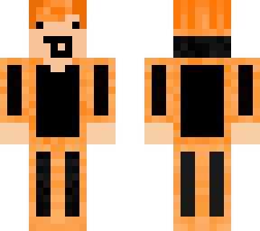 orange boy with hoodie