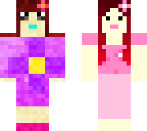 recreating my friends skin (flower girl)