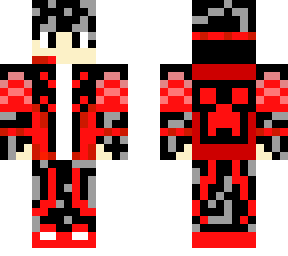 skin gamer roja