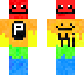 the rainbow headed guy