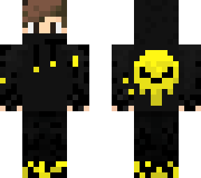 yellow skull hoodie