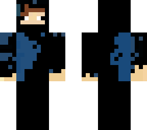 black and blue ninja