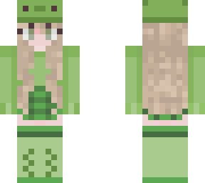blonde green axolotl