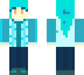 blue girl