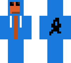 blue man