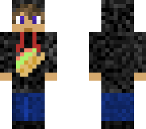 boy with taco hoodie