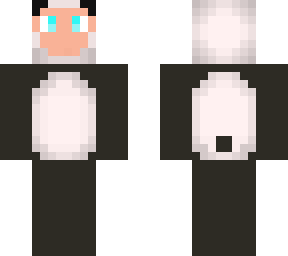 costume  panda la ho scaricata da pandacraftmc e poi la ho modificata un po