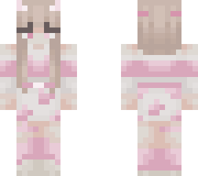 cow lady! but pink!