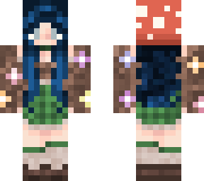 flower mushroom girl