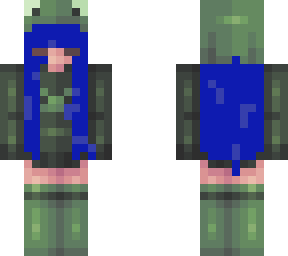 froggy! **blue hair**