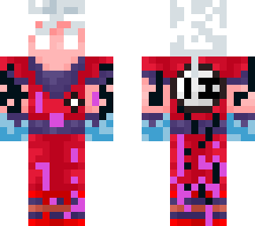 MUI Rage Goku | Minecraft Skin