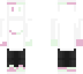 pink and green split