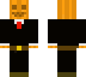 pumpkin in a suit