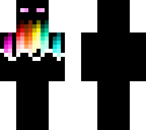 rainbow enderman/shout out to my followers
