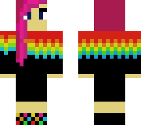 rainbow girl