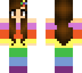 rainbow girl